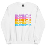 Load image into Gallery viewer, Happiest Rainbow Unisex Sweatshirt
