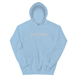 Load image into Gallery viewer, Happiest Alumni Embroidered Unisex Hoodie
