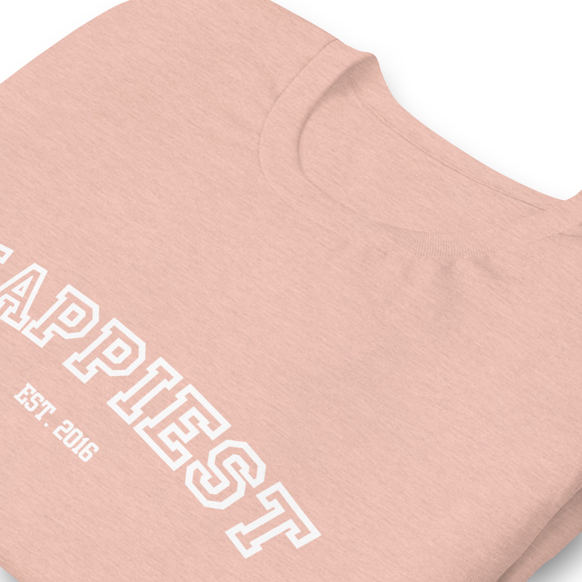 Pastel Happiest Alumni Unisex t-shirt