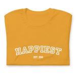 Load image into Gallery viewer, Bright Happiest Alumni Unisex t-shirt
