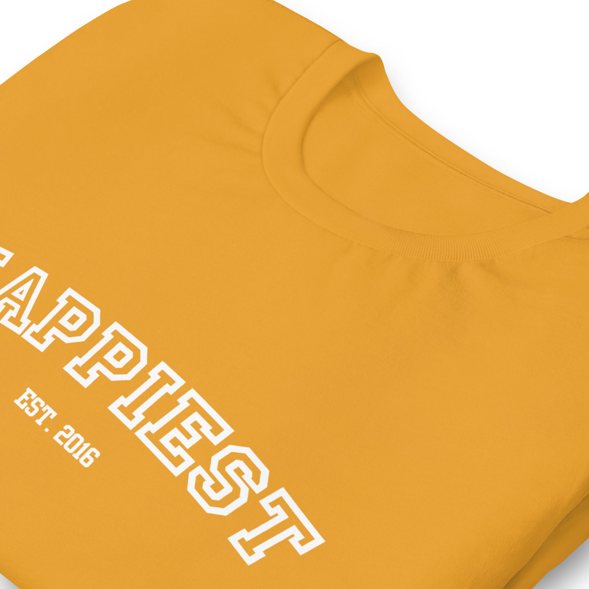 Bright Happiest Alumni Unisex t-shirt