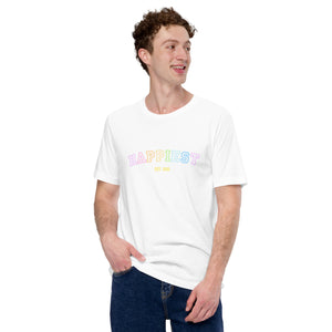 Pastel Rainbow Alumni Printed Unisex t-shirt